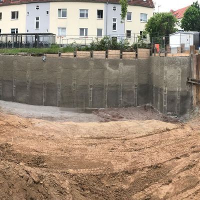 Baugrubenverbau von queller Bau GmbH