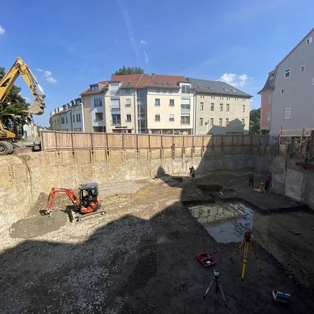 Trägerbohlverbau Weimar Jakobstraße