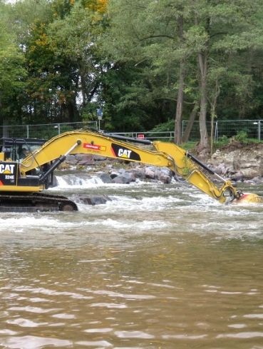 Wasserbau, Stauanlagen & Hochwasserschutzanlagen | Baufirma